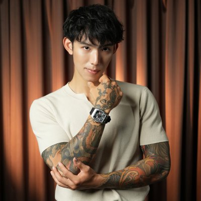 US MASTERS SIGNATURE HYPER-SQARE M.1 BLUE / PLATING BLACK