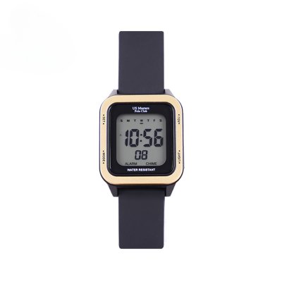 US MASTERS DIGI SILICONE BLACK / GOLD
