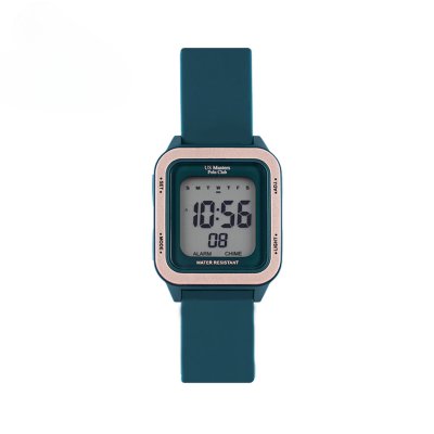 US MASTERS DIGI SILICONE NAVY BLUE / ROSEGOLD
