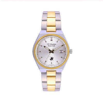 NEW YORK CLASSIC DATE 40MM SILVER GOLD / WHITE