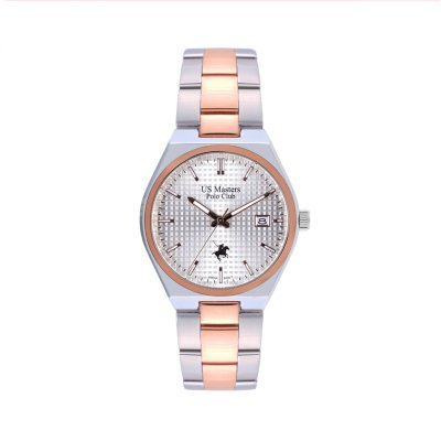 NEW YORK CLASSIC DATE 40MM SILVER ROSEGOLD / WHITE
