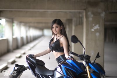Over Cute FongBeer with SUZUKI GSX S750