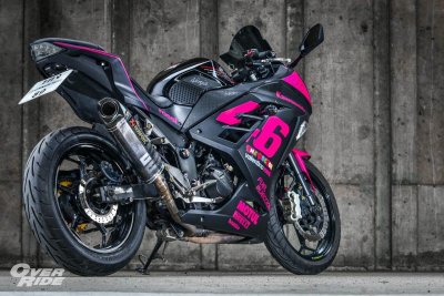 Kawasaki Ninja 300 Black & Pink