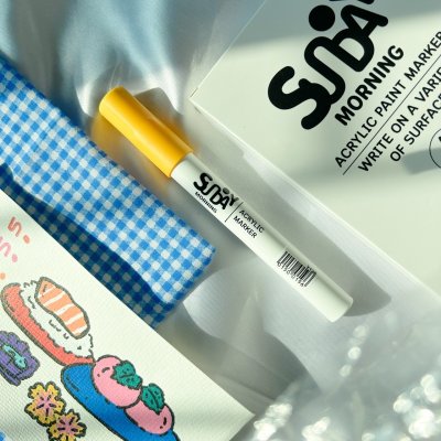 Sunday morning ปากกาอะคริลิค ACRYLIC PAINT MARKER Medium Size (เลือกสีได้) Sunday morning ปากกาอะคริลิค ACRYLIC PAINT MARKER Medium Size (เลือกสีได้)