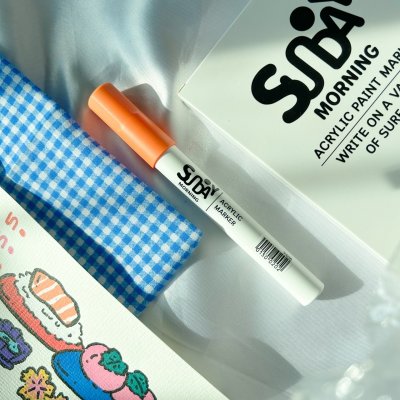 Sunday morning ปากกาอะคริลิค ACRYLIC PAINT MARKER Medium Size (เลือกสีได้) Sunday morning ปากกาอะคริลิค ACRYLIC PAINT MARKER Medium Size (เลือกสีได้)