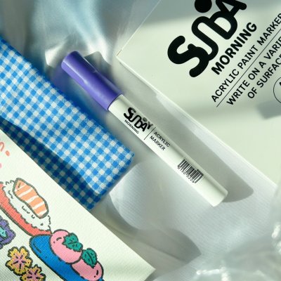 Sunday morning ปากกาอะคริลิค ACRYLIC PAINT MARKER Medium Size (เลือกสีได้) Sunday morning ปากกาอะคริลิค ACRYLIC PAINT MARKER Medium Size (เลือกสีได้)