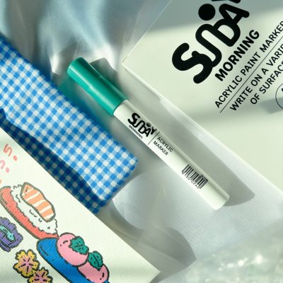 Sunday morning ปากกาอะคริลิค ACRYLIC PAINT MARKER Medium Size (เลือกสีได้) Sunday morning ปากกาอะคริลิค ACRYLIC PAINT MARKER Medium Size (เลือกสีได้)