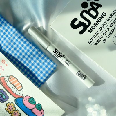 Sunday morning ปากกาอะคริลิค ACRYLIC PAINT MARKER Medium Size (เลือกสีได้) Sunday morning ปากกาอะคริลิค ACRYLIC PAINT MARKER Medium Size (เลือกสีได้)