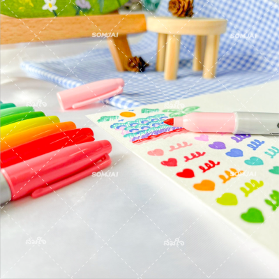 Sharpie ปากกาชาร์ปี้ สี Glam pop (แพ็ค 5,12 ด้าม) ปากกามาร์คเกอร์ Sharpie Fine Glam Sharpie ปากกาชาร์ปี้ สี Glam pop (แพ็ค 5,12 ด้าม) ปากกามาร์คเกอร์ Sharpie Fine Glam