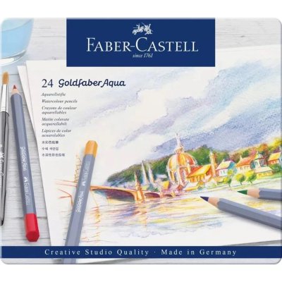 สีไม้ระบายน้ำ FABER-CASTELL GOLDFABER AQUA 24สี