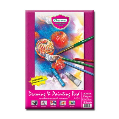 สมุดวาดเขียน มาสเตอร์อาร์ต DRAWING PAINTING PAD J101 26X37.5 CM.