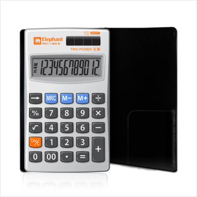 ELEPHANT เครื่องคิดเลขตราช้าง หน้าจอแสดงตัวเลข 12 หลัก พร้อมฟังก์ชั่นครบครัน ELEPHANT เครื่องคิดเลขตราช้าง หน้าจอแสดงตัวเลข 12 หลัก พร้อมฟังก์ชั่นครบครัน