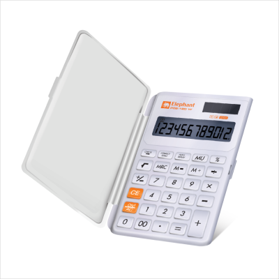 ELEPHANT เครื่องคิดเลขตราช้าง หน้าจอแสดงตัวเลข 12 หลัก พร้อมฟังก์ชั่นครบครัน ELEPHANT เครื่องคิดเลขตราช้าง หน้าจอแสดงตัวเลข 12 หลัก พร้อมฟังก์ชั่นครบครัน