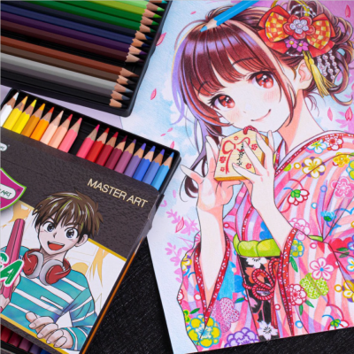 Master Art สีไม้ ดินสอสี 12 สี รุ่นลิขสิทธิ์ลาย มังงะ SERIES Special Collection MANGA Master Art สีไม้ ดินสอสี 12 สี รุ่นลิขสิทธิ์ลาย มังงะ SERIES Special Collection MANGA