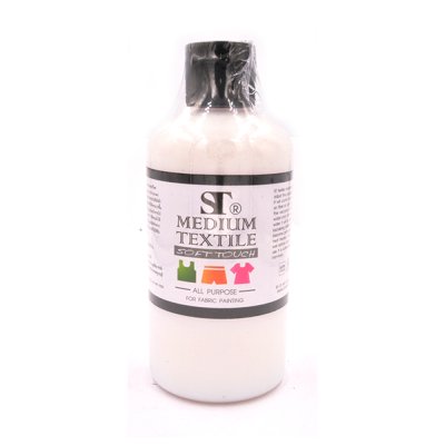 สื่อผสมสี เพ้นท์ผ้า ST TEXTILE MEDIUM 250 ML.