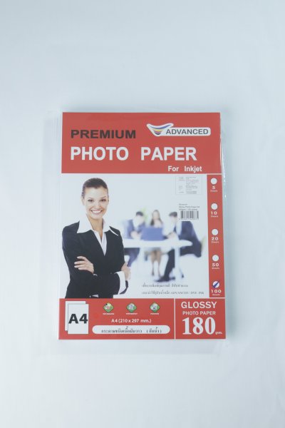 กระดาษ PHOTO GLOSSY Advance (10 แผ่น) หลากหลายแกรม กระดาษ PHOTO GLOSSY Advance (10 แผ่น) หลากหลายแกรม