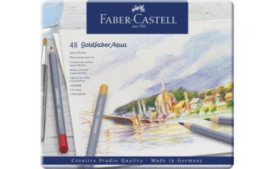 สีไม้ระบายน้ำ FABER-CASTELL GOLDFABER AQUA 48 สี