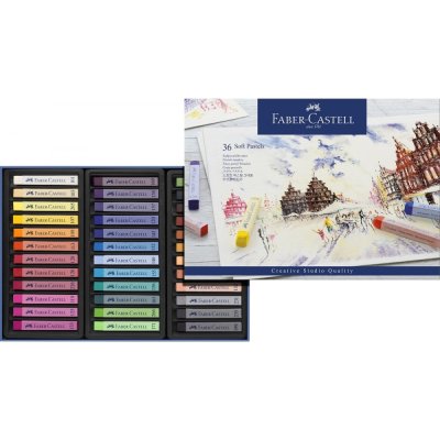 สีชอล์ก SOFT PASTELS FABER-CASTELL 36 สี