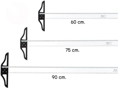 ไม้ทีสไลด์ PROJECT T-SQUARE 60 CM.