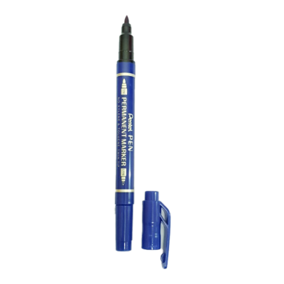 ปากกามาร์คเกอร์ PENTEL 2หัว #N75W-C สีน้ำเงิน