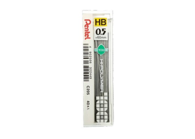 ไส้ดินสอ PENTEL HI-POLYMER C205-HB 0.5มม.