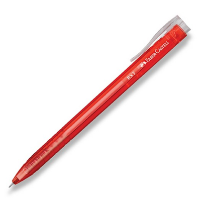 ปากกาลูกลื่น FABER-CASTELL RX5 สีแดง