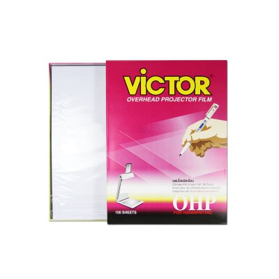 แผ่นใสชนิดเขียน Victor 150M (1x100)