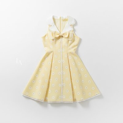 [LALAPIS ] มินิเดรส สวีทโลลิตา วินเทจ LA354