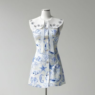 [LALAPIS ] มินิเดรส หอยโข่ง มินิมอล