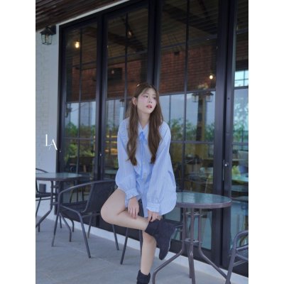 [LALAPIS ] เสื้อเชิ้ต ลูนา รัฟเฟิล วินเทจ (LA357)
