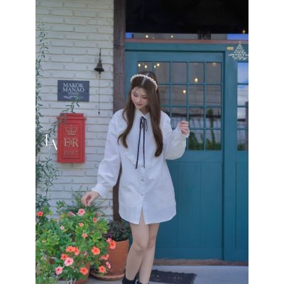 [LALAPIS ] เสื้อเชิ้ต ลูนา รัฟเฟิล วินเทจ (LA357)