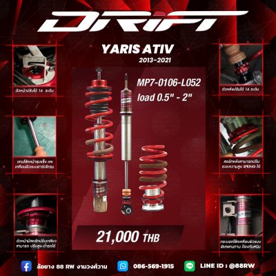 drift-toyota yaris ativ 2013+