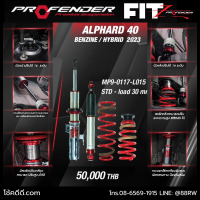 TOYOTA ALPHARD ANH40 2023 LOWER 30mm 