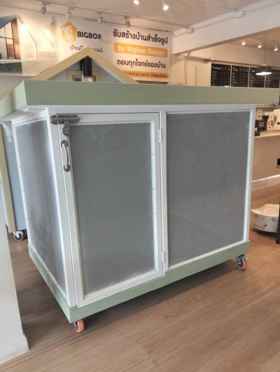 BIGBOXDESIGN รุ่น METALLIC STYLE-M08 ขนาด 150 X 100 X 125 CM. สีเขียว