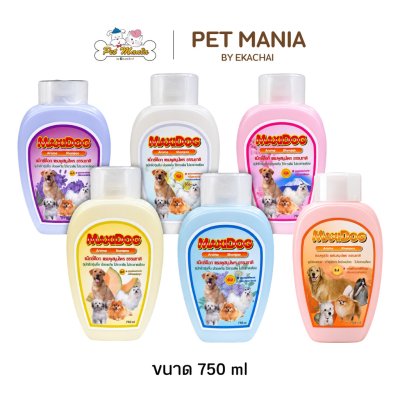 Maxidog แชมพูสุนัขและแมว สูตรผสมครีม 750ml. 6 กลิ่น