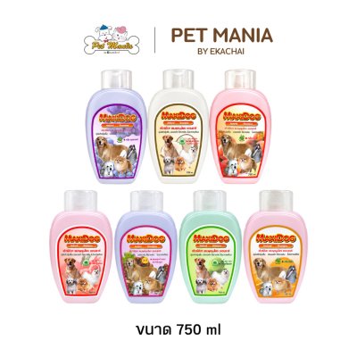 Maxidog แชมพูสุนัขและแมว สูตรผสมครีม สูตร Aloe Vera 750ml. 7 กลิ่น