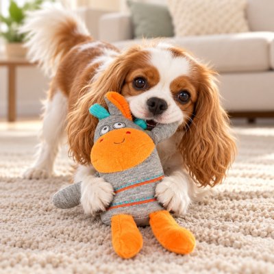 Big Squeak ของเล่นตุ๊กตาสุนัขมีเสียง (AFP Pups Big Squeak) (AFPDT4721)