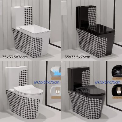 Luxury design ( houndstooth ) โถสุขภัณฑ์คุณภาพสูง ดีไซต์ใหม่