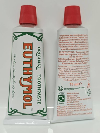 Euthymol Toothpaste 75ml From UK