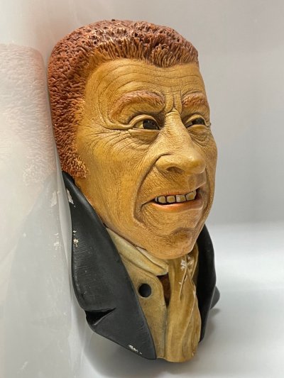 Vintage Bossons Uriah Heep Chalkware Head 1960's Congleton England