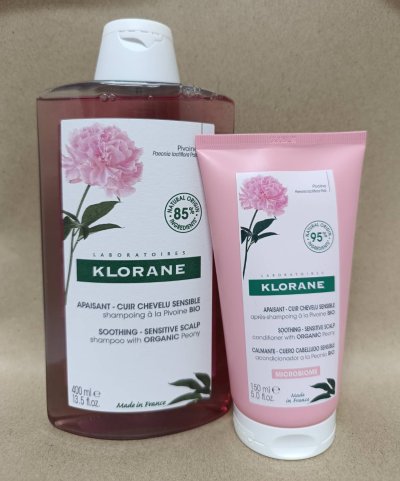 Klorane Soothing Shampoo with Organic Peony for Sensitive Scalps