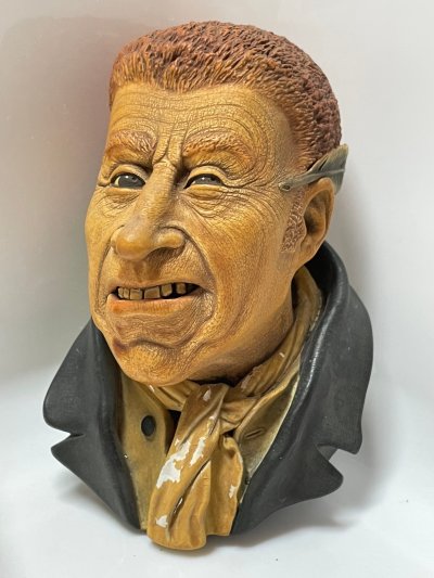 Vintage Bossons Uriah Heep Chalkware Head 1960's Congleton England