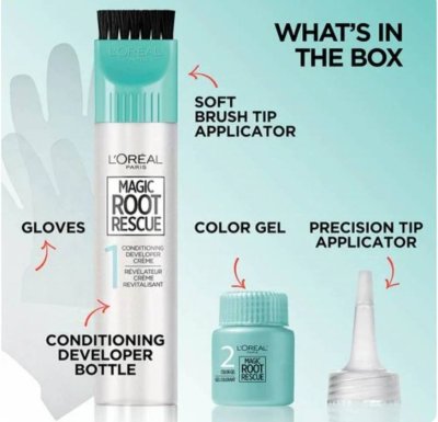 L'Oréal, Magic Root Rescue, 10 Minute Root Coloring Kit from USA