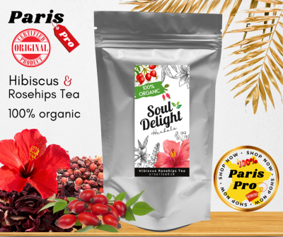 Hibiscus Tea 100% organic 15 tea bags ชาดอกชบา ออร์แกนิค ชาดอกชบาเกาหลี