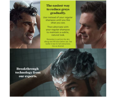 Just for Men Control GX Grey Reducing Shampoo 118 ml แแชมพูย้อมผมดำ ลดผมขาว ผมหงอก จากอเมริกา