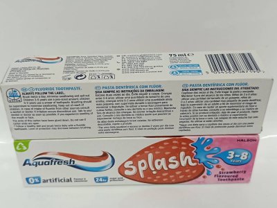 Aquafresh Kids Toothpaste, Little Teeth 3-8 Years 75ml