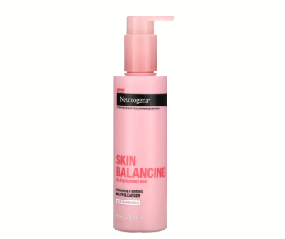 Neutrogena Skin Balancing Cleanser 186 ml ครีมล้างหน้า นูโทรจีนา from USA