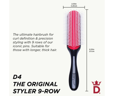 แปรงจัดแต่งผม เดนแมน Denman The Original Styler รุ่น 7 แถว และ 9 แถว Made in UK