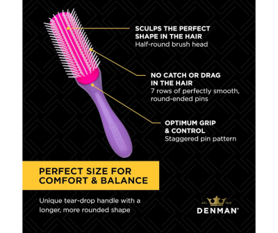 แปรงจัดแต่งผม เดนแมน Denman The Original Styler รุ่น 7 แถว และ 9 แถว Made in UK