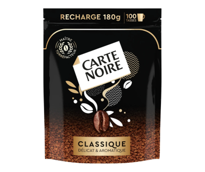 กาแฟ Carte Noire French Instant Coffee กาแฟสำเร็จรูปเกรดพรีเมี่ยม คาร์ท นัวร์ จากฝกาแฟฝรั่งเศส กาแฟคั่วบด